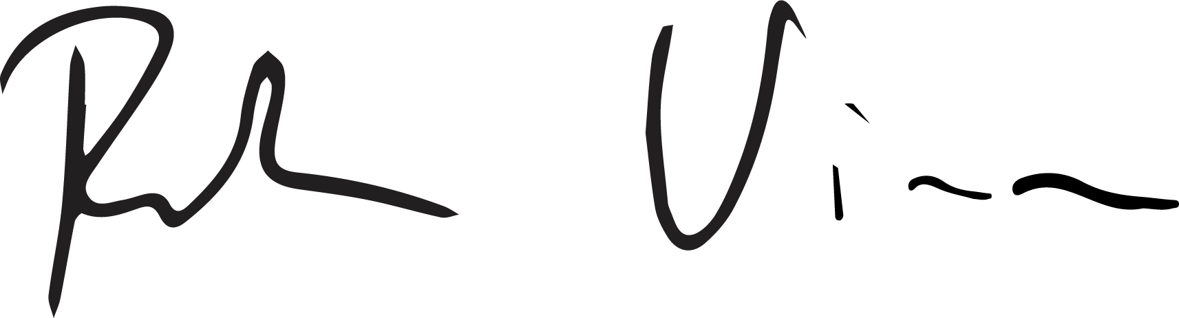 robin vince signature